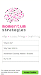 Mobile Screenshot of momentum-strategies.com